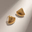 Golden Shell Studs