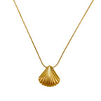 Golden Shell Necklace