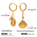 Coastal Hymn Huggies Earrings