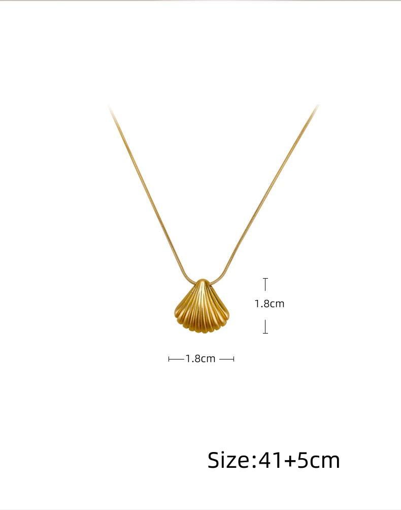 Golden Shell Necklace
